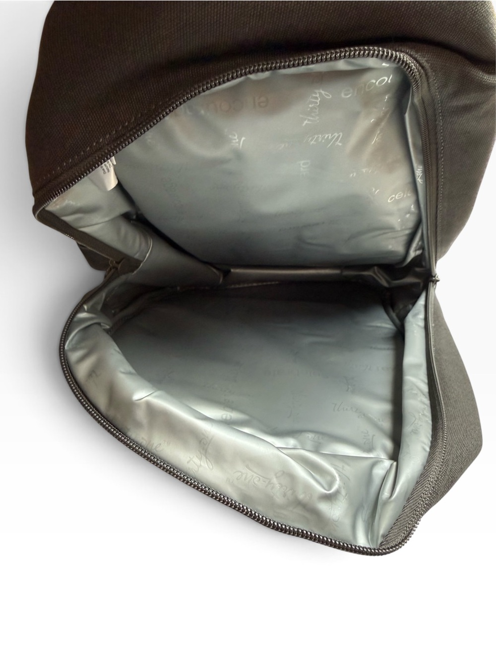 Thirty-One Gifts Sling-Back Thermal Backpack In The "City Charcoal" Print - Picture 5 of 9